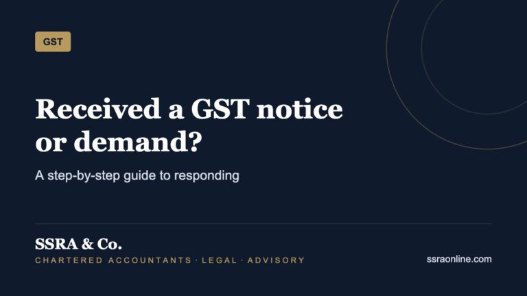 Received a GST Notice or Demand? A Step-by-Step Guide to Responding